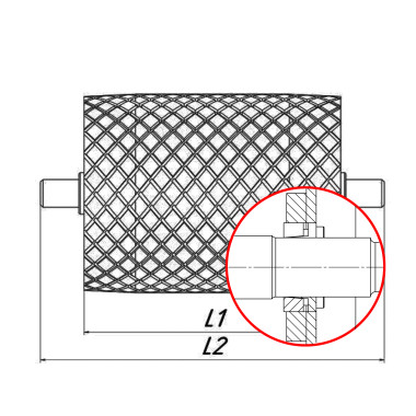 Заказать барабан на втулках разжимных футерованный