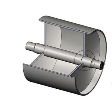 ∅305х950 барабан неприводной с приварным валом