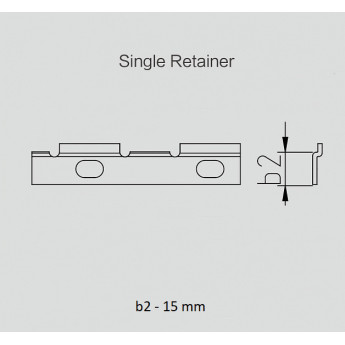 Стопорная планка односторонняя