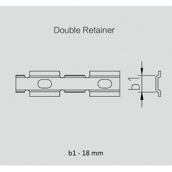 Стопорная планка двухсторонняя