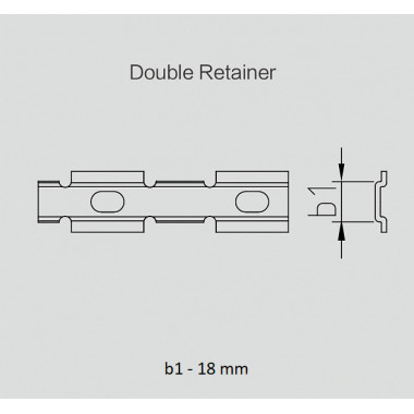 Стопорная планка двухсторонняя